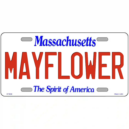 Mayflower Massachusetts Metal Sign