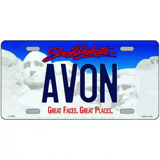 Avon South Dakota Metal Sign