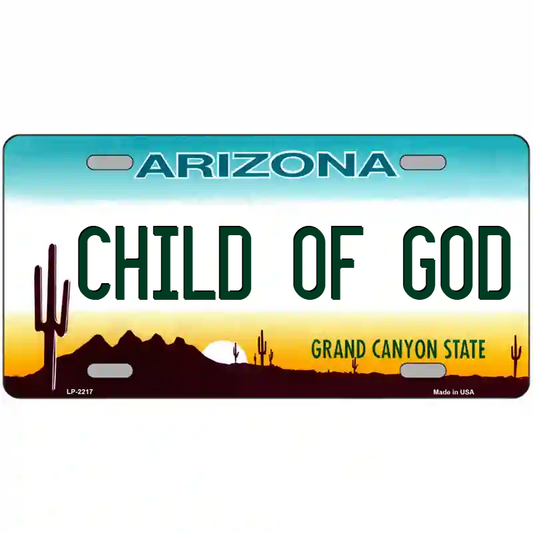 Child of God Arizona Metal Sign