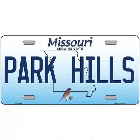 Park Hills Missouri Metal Sign