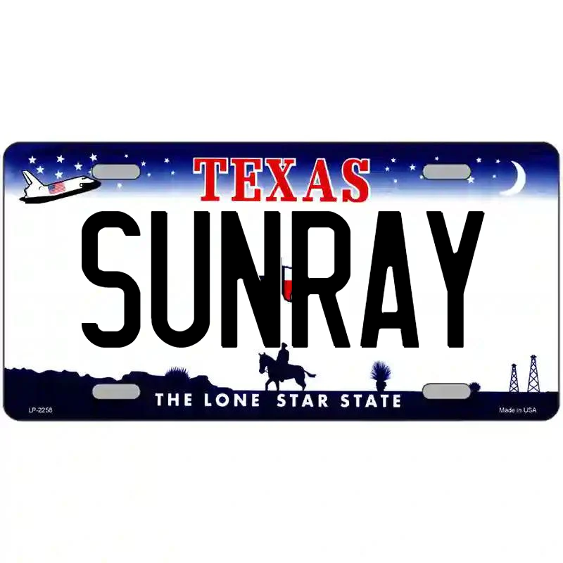Sunray Texas Metal Sign
