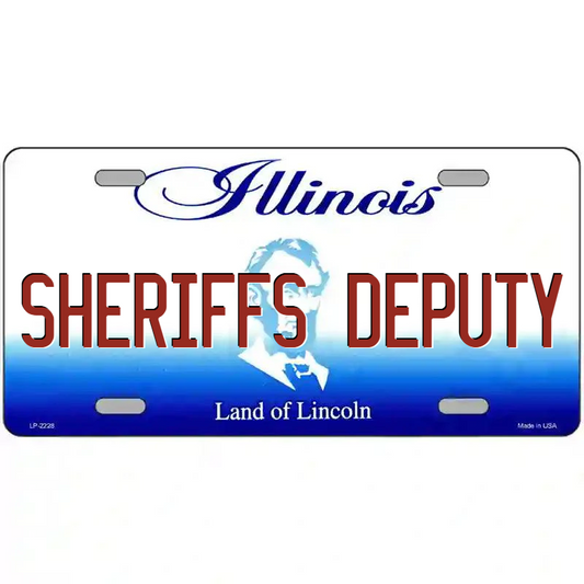 Sheriff's Deputy Illinois Metal Sign