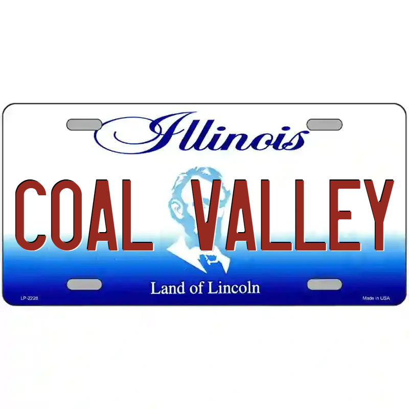 Coal Valley Illinois Metal Sign