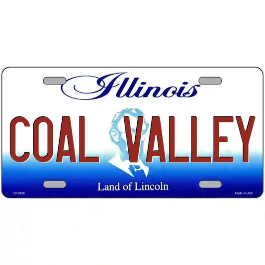 Coal Valley Illinois Metal Sign