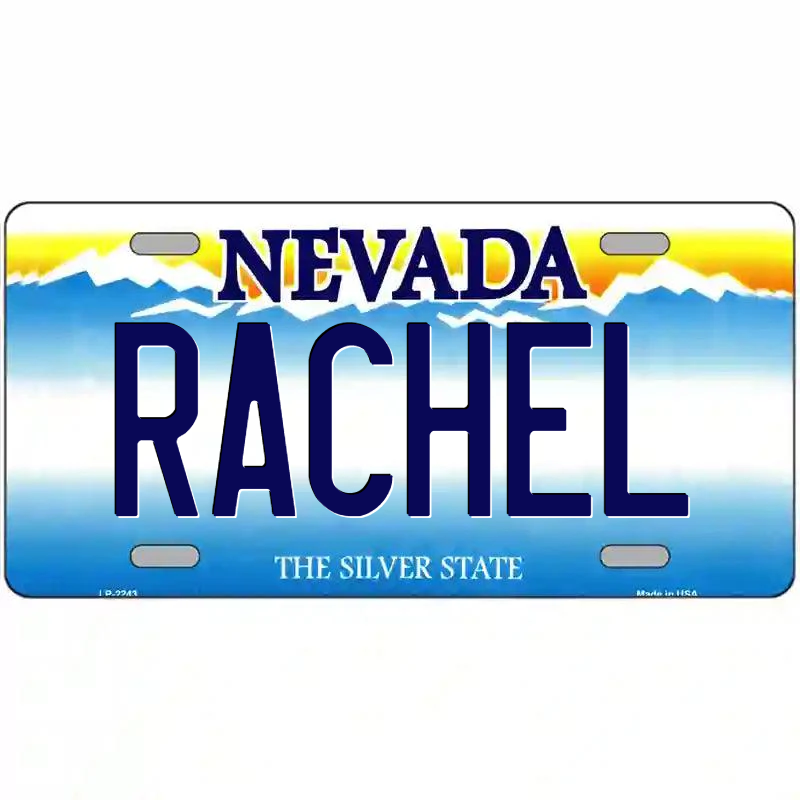 Rachel Nevada Metal Sign