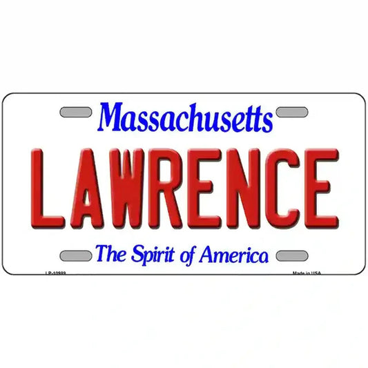 Lawrence Massachusetts Metal Sign