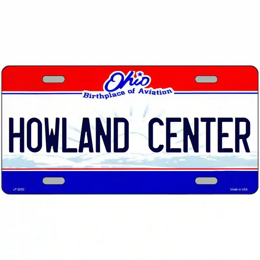 Howland Center Ohio Metal Sign