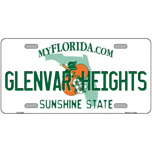 Glenvar Heights Florida Metal Sign