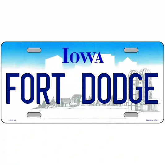 Fort Dodge Iowa Metal Sign