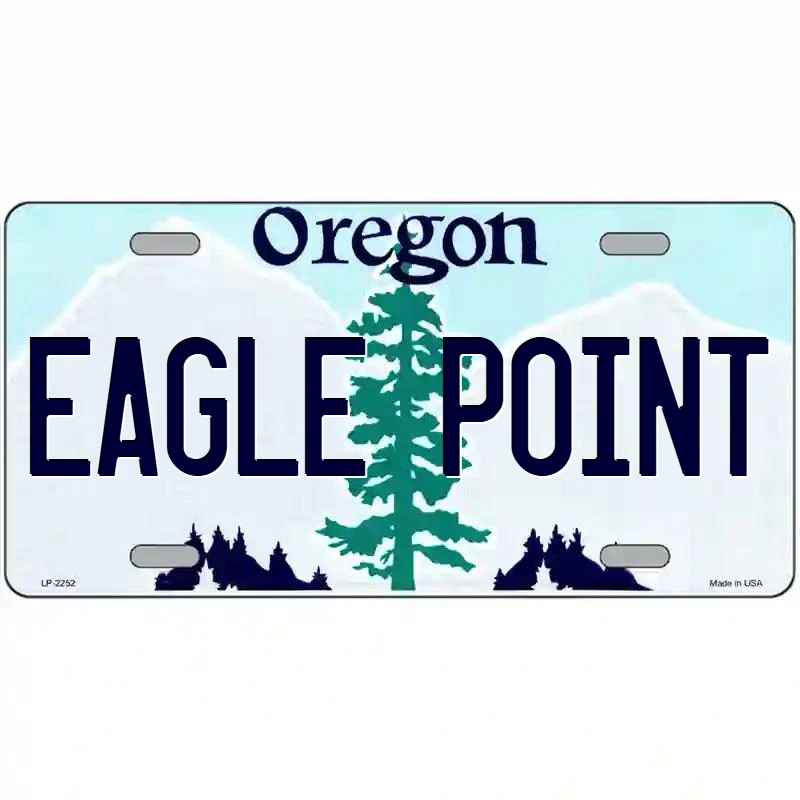 Eagle Point Oregon Metal Sign