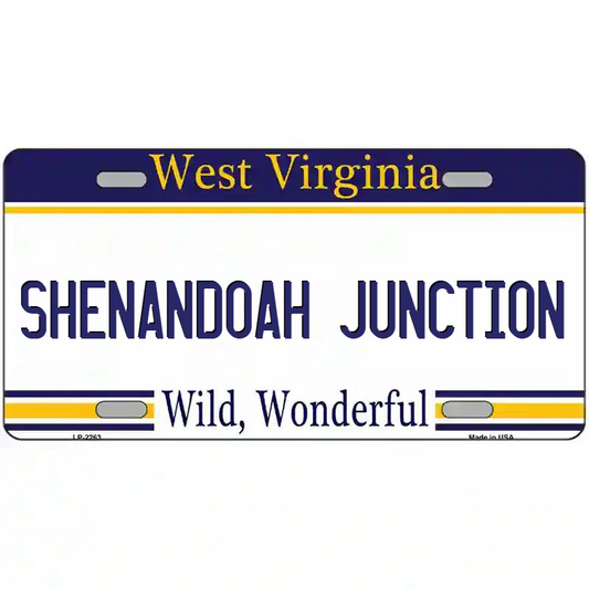 Shenandoah Junction West Virginia Metal Sign