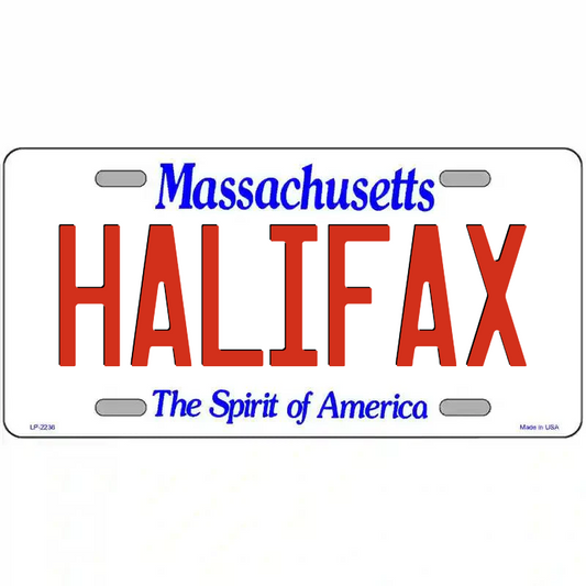 Halifax Massachusetts Metal Sign