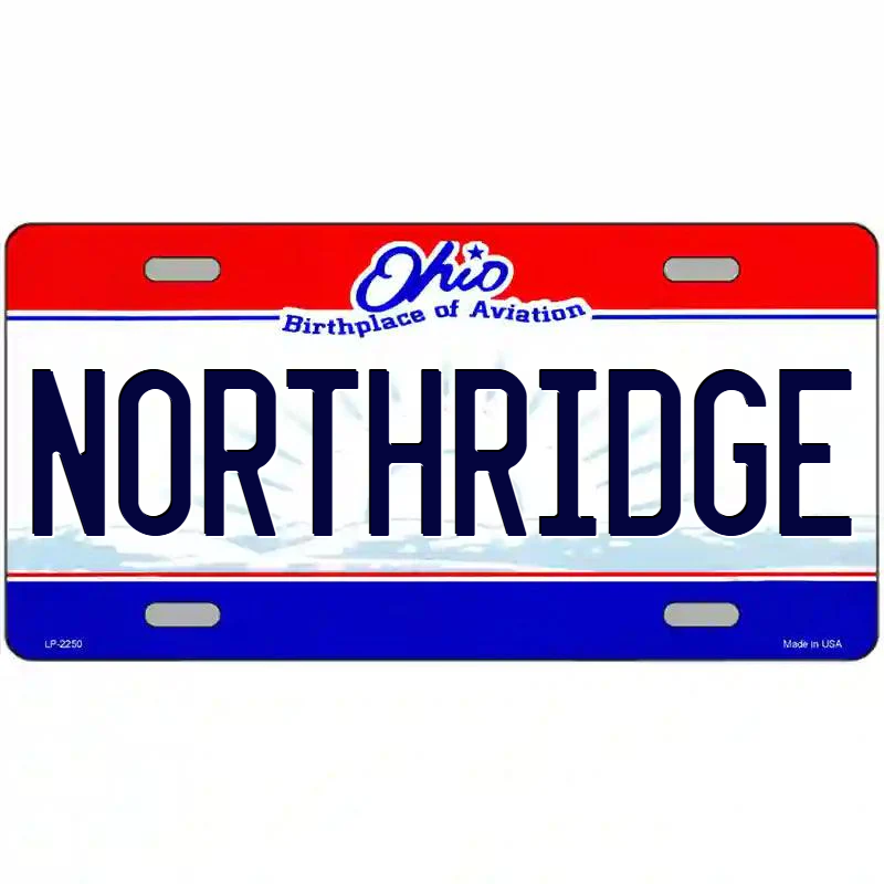 Northridge Ohio Metal Sign