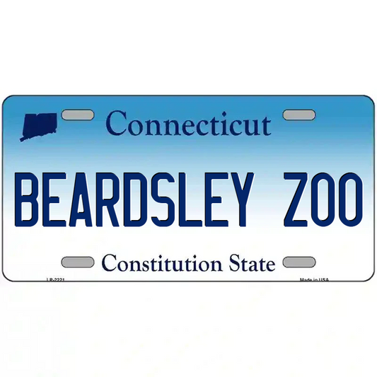 Beardsley Zoo Connecticut Metal Sign