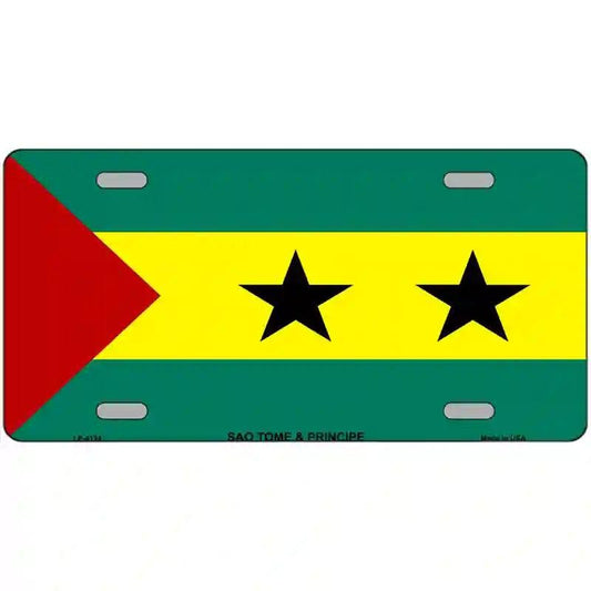 Sao Tome And Principe Flag Metal sign