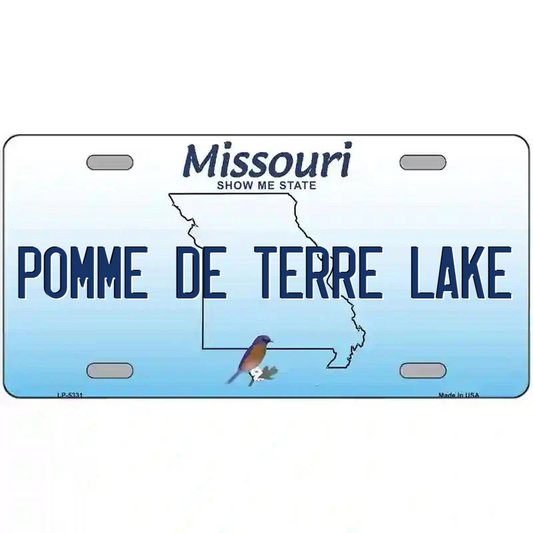 Pomme de Terre Lake Missouri Metal Sign