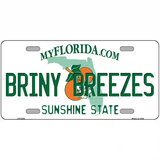 Brony Breezes Florida Metal Sign