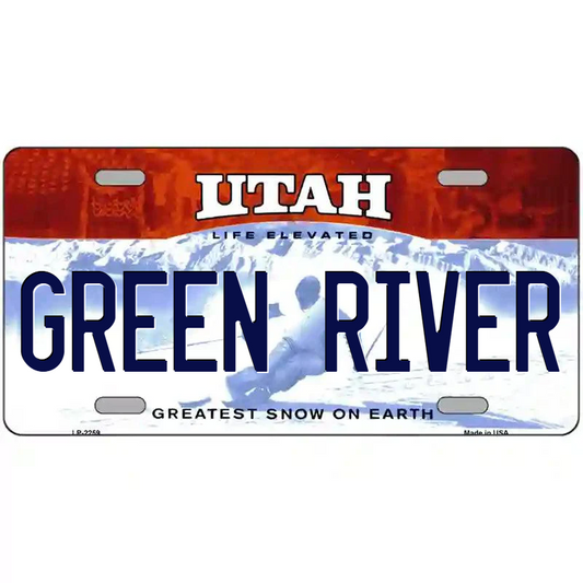 Green River Utah Metal Sign