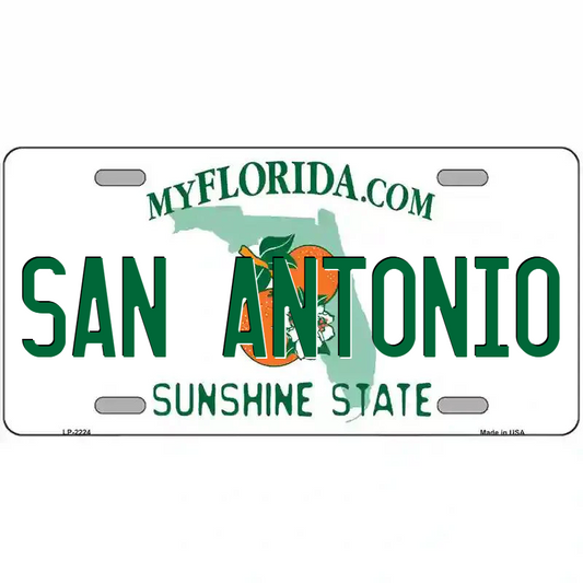 San Antonio Florida Metal Sign