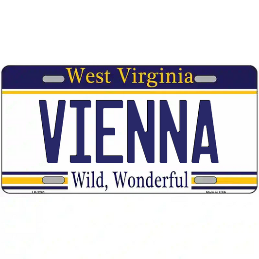 Vienna West Virginia Metal Sign