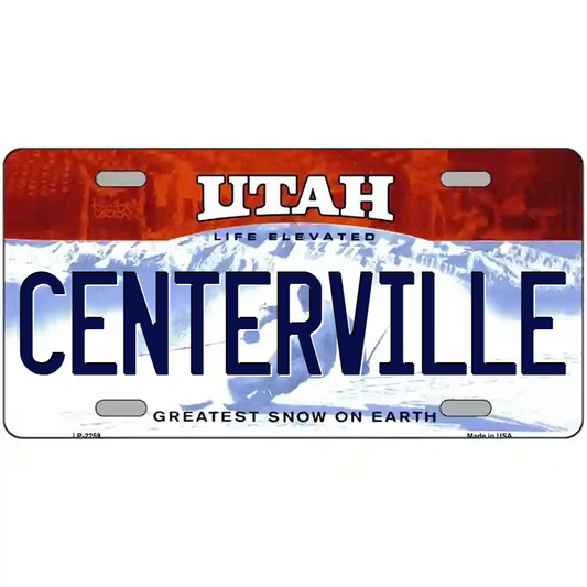 Centerville Utah Metal Sign