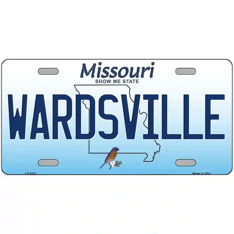 Wardsville Missouri Metal Sign