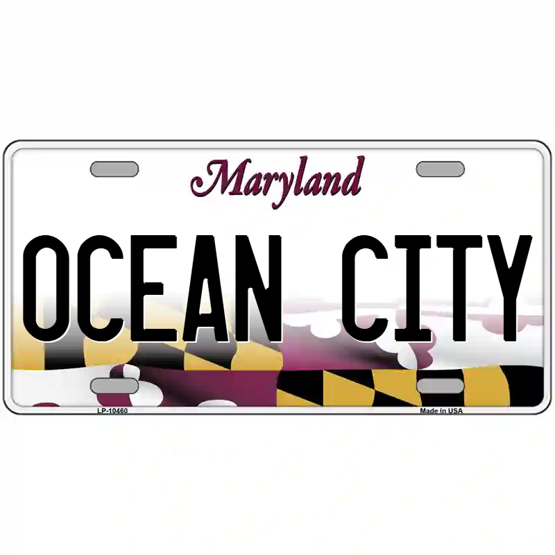 Ocean City Maryland Metal Sign