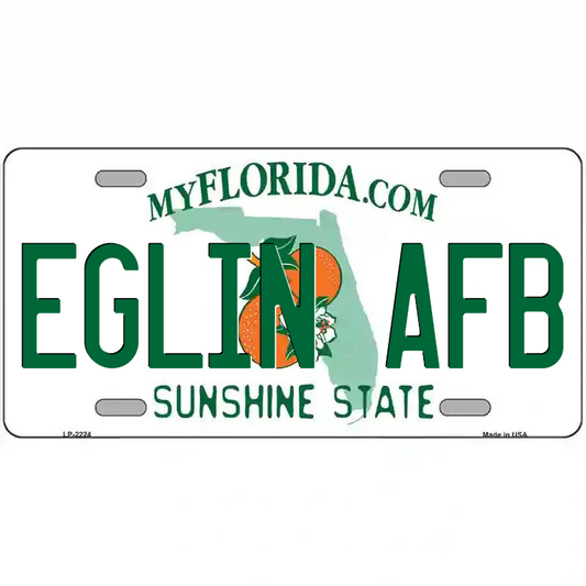 Eglin AFB Florida Metal Sign