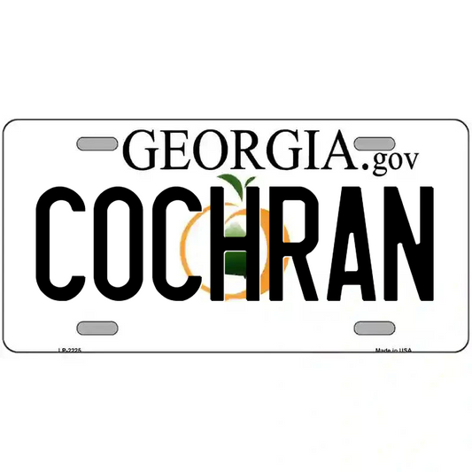 Cochran Georgia Metal Sign
