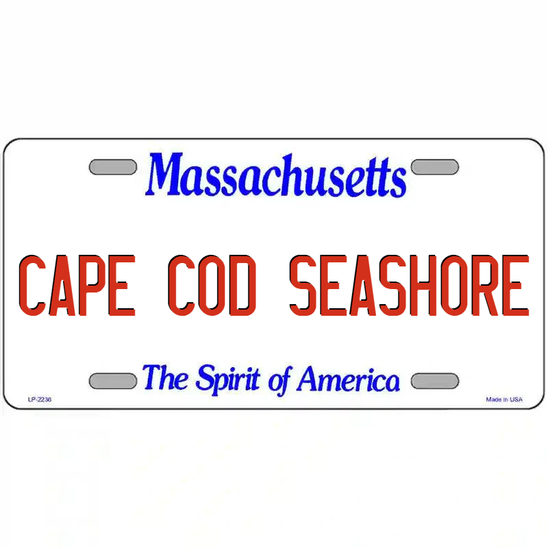 Cape Cod Seashore Massachusetts Metal Sign