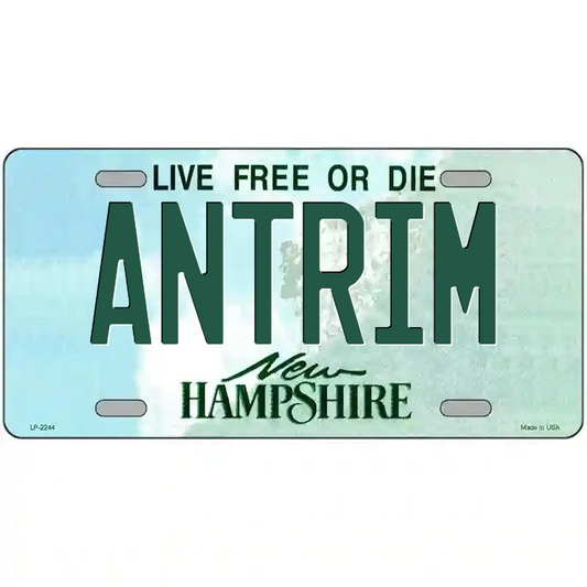 Antrim New Hampshire Metal Sign