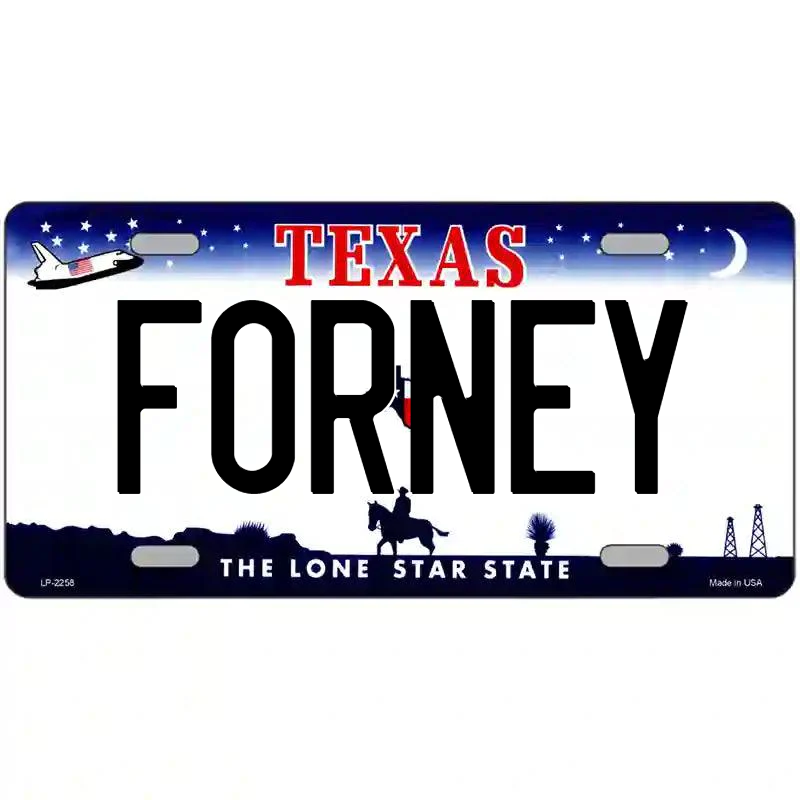 Forney Texas Metal Sign