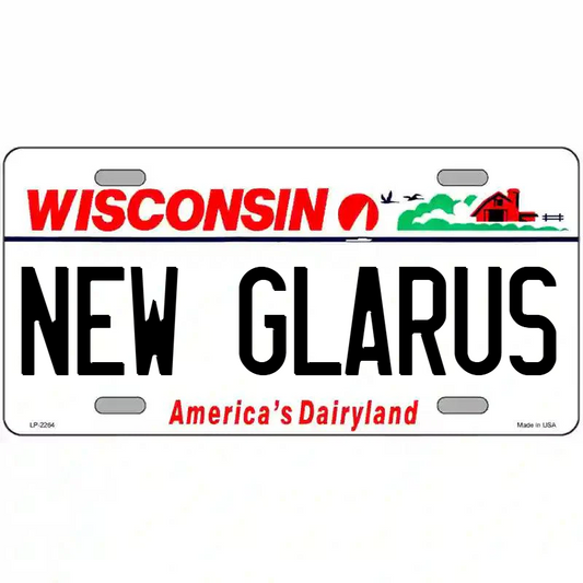 New Glarus Wisconsin Metal Sign