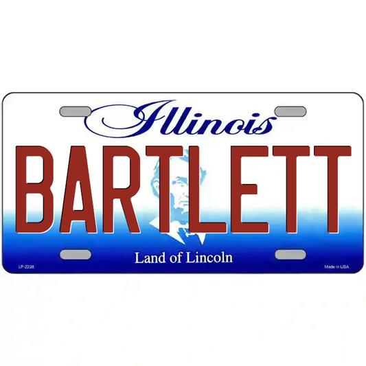 Bartlett Illinois Metal Sign