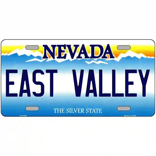 East Valley Nevada Metal Sign