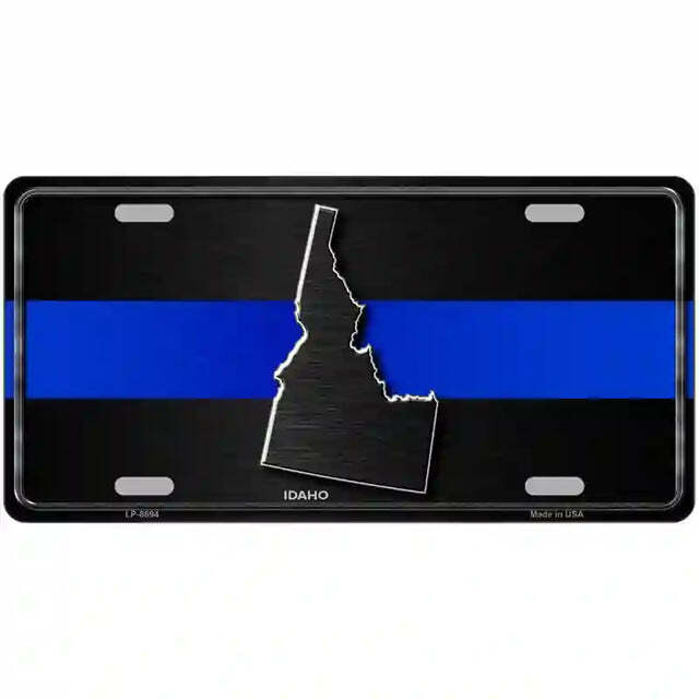 Idaho Thin Blue Line Metal Sign