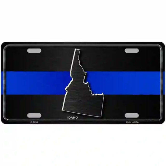 Idaho Thin Blue Line Metal Sign