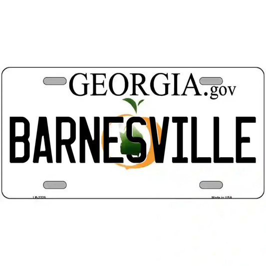 Barnesville Georgia Metal Sign
