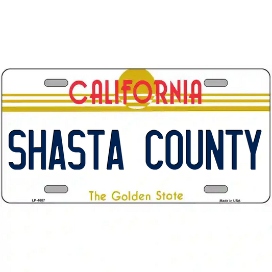 Shasta County California Metal Sign