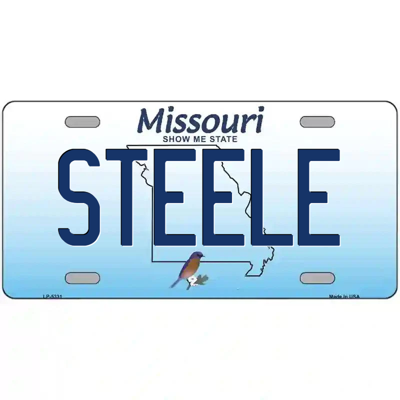 Steele Missouri Metal Sign