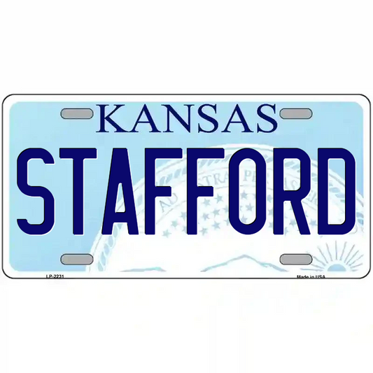 Stafford Kansas Metal Sign