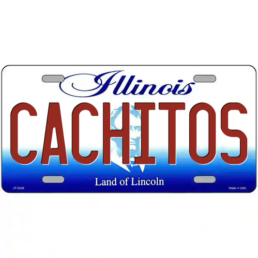 Cachitos Illinois Metal Sign