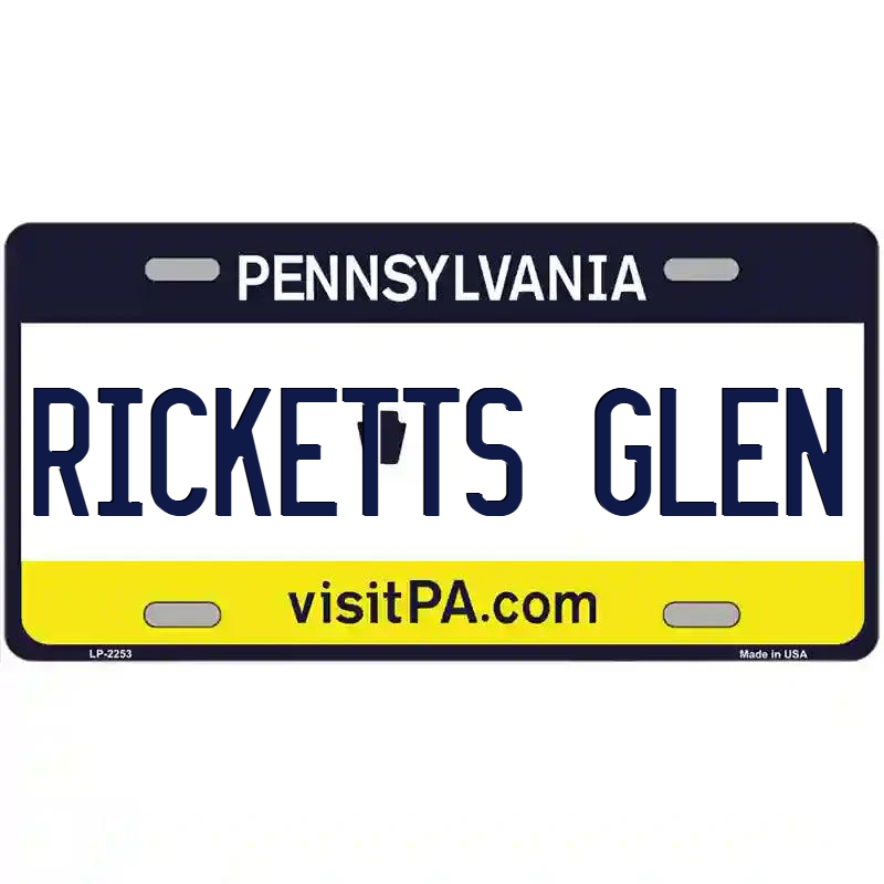 Ricketts Glen Pennsylvania Metal Sign