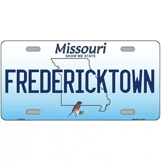 Fredericktown Missouri Metal Sign