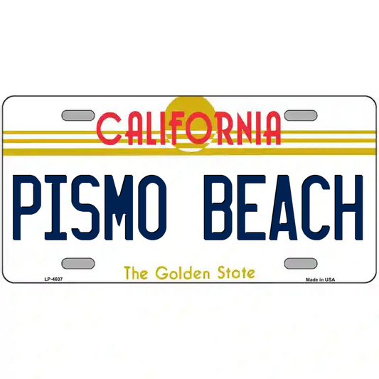 Pismo Beach California Metal Sign