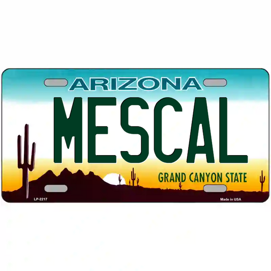 Mescal Arizona Metal Sign
