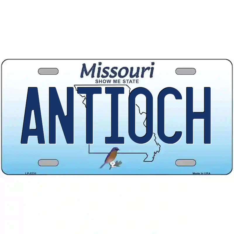 Antioch Missouri Metal Sign