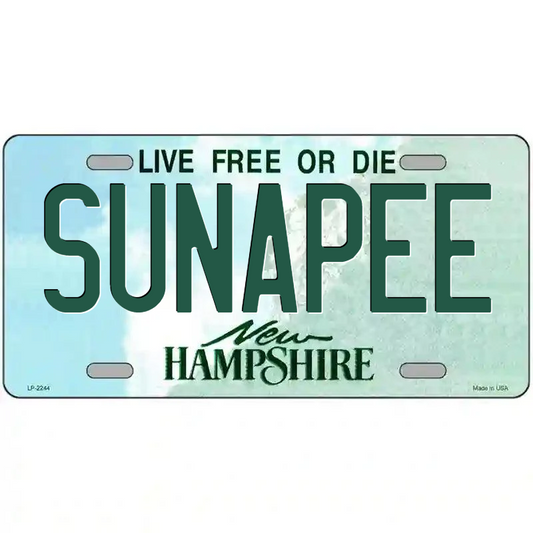 Sunapee New Hampshire Metal Sign