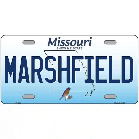 Marshfield Missouri Metal Sign