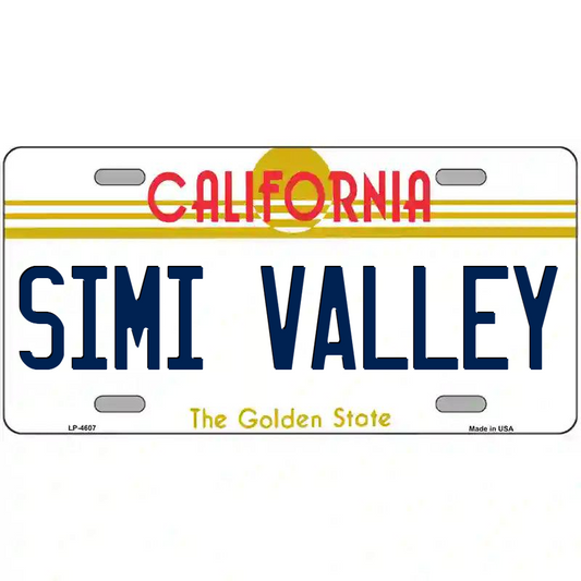 Simi Valley California Metal Sign